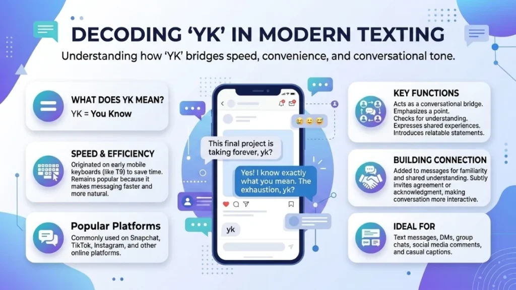 What Does yk meaning Represent in Texting