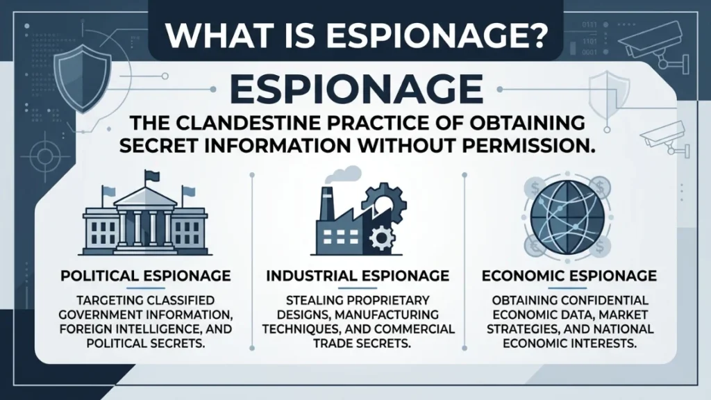 what is espionage