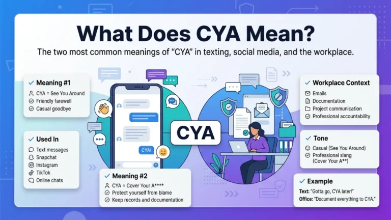 CYA Meaning