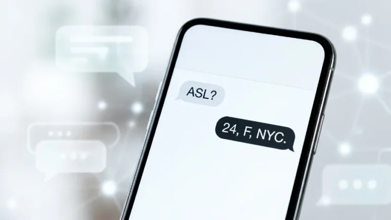 asl meaning in text