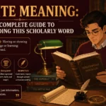 Erudite Meaning