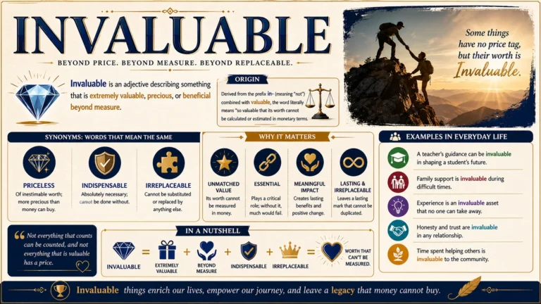 Invaluable Meaning