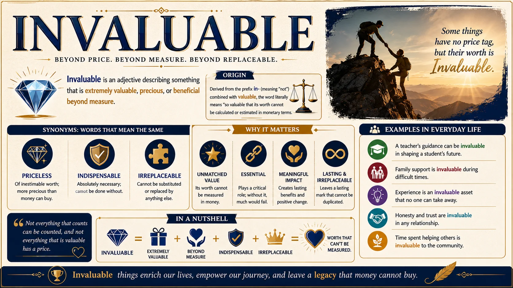 Invaluable Meaning