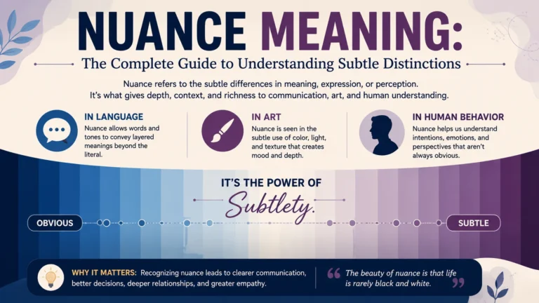 Nuance Meaning