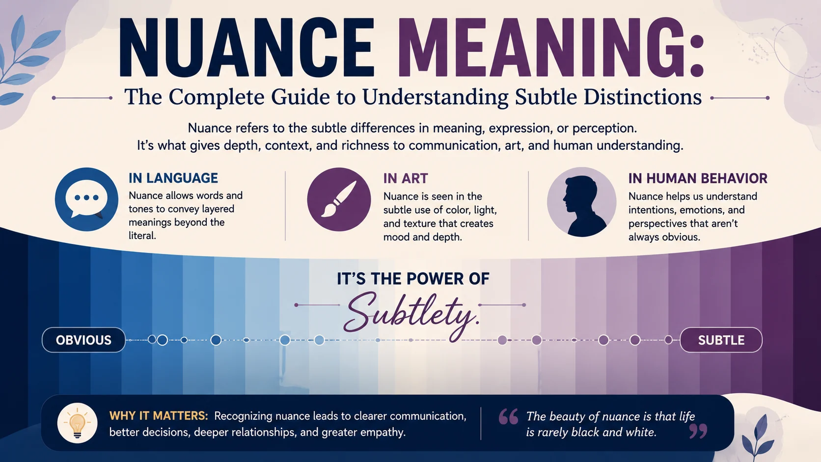 Nuance Meaning
