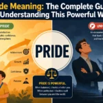 Pride Meaning