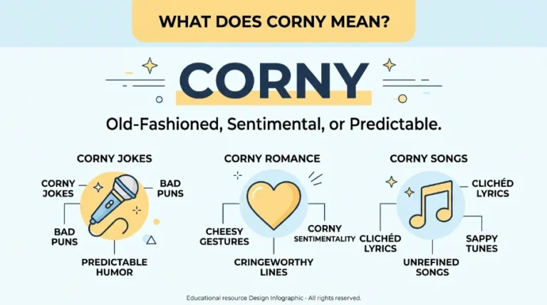 corny meaning
