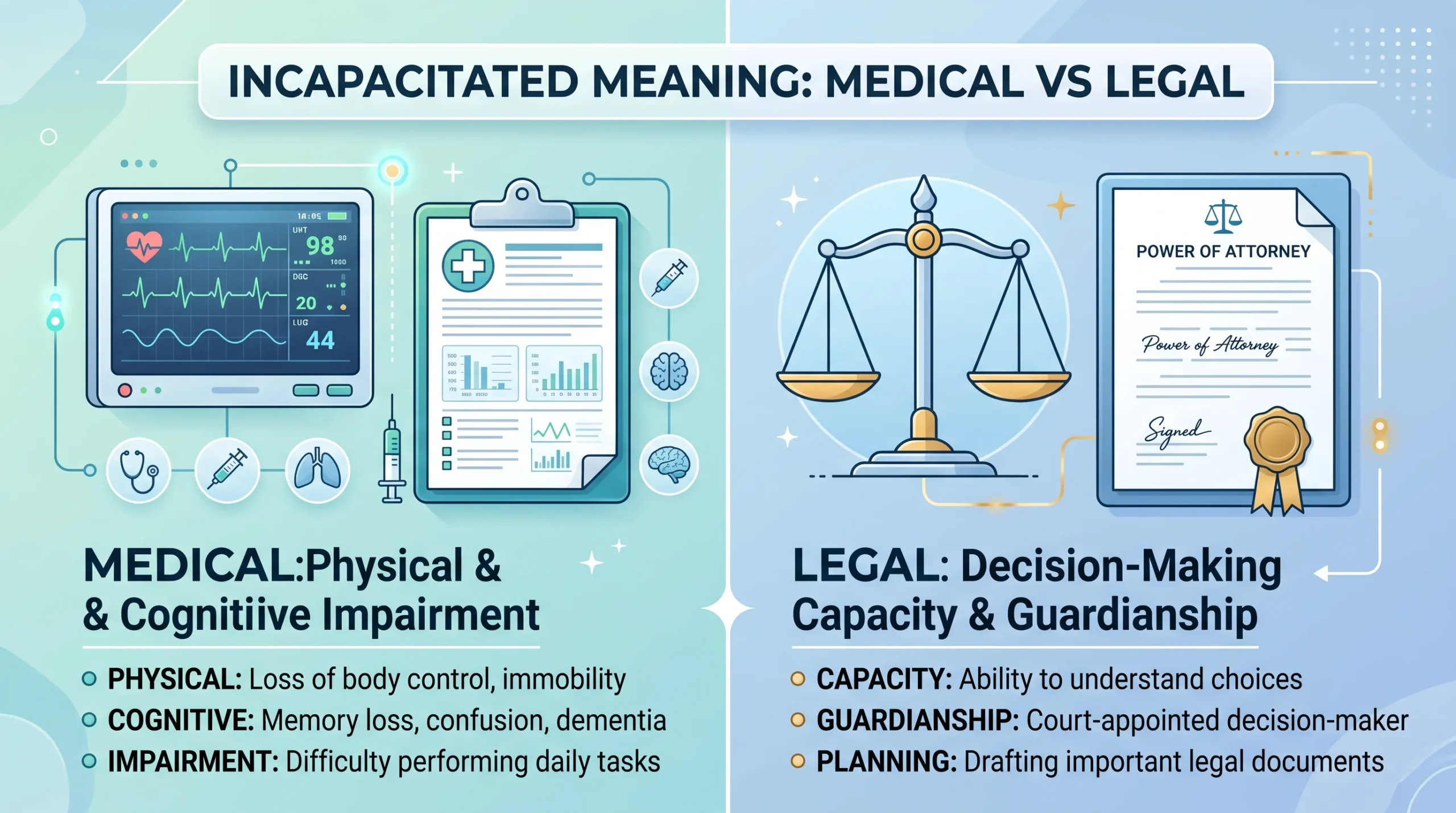 incapacitated meaning
