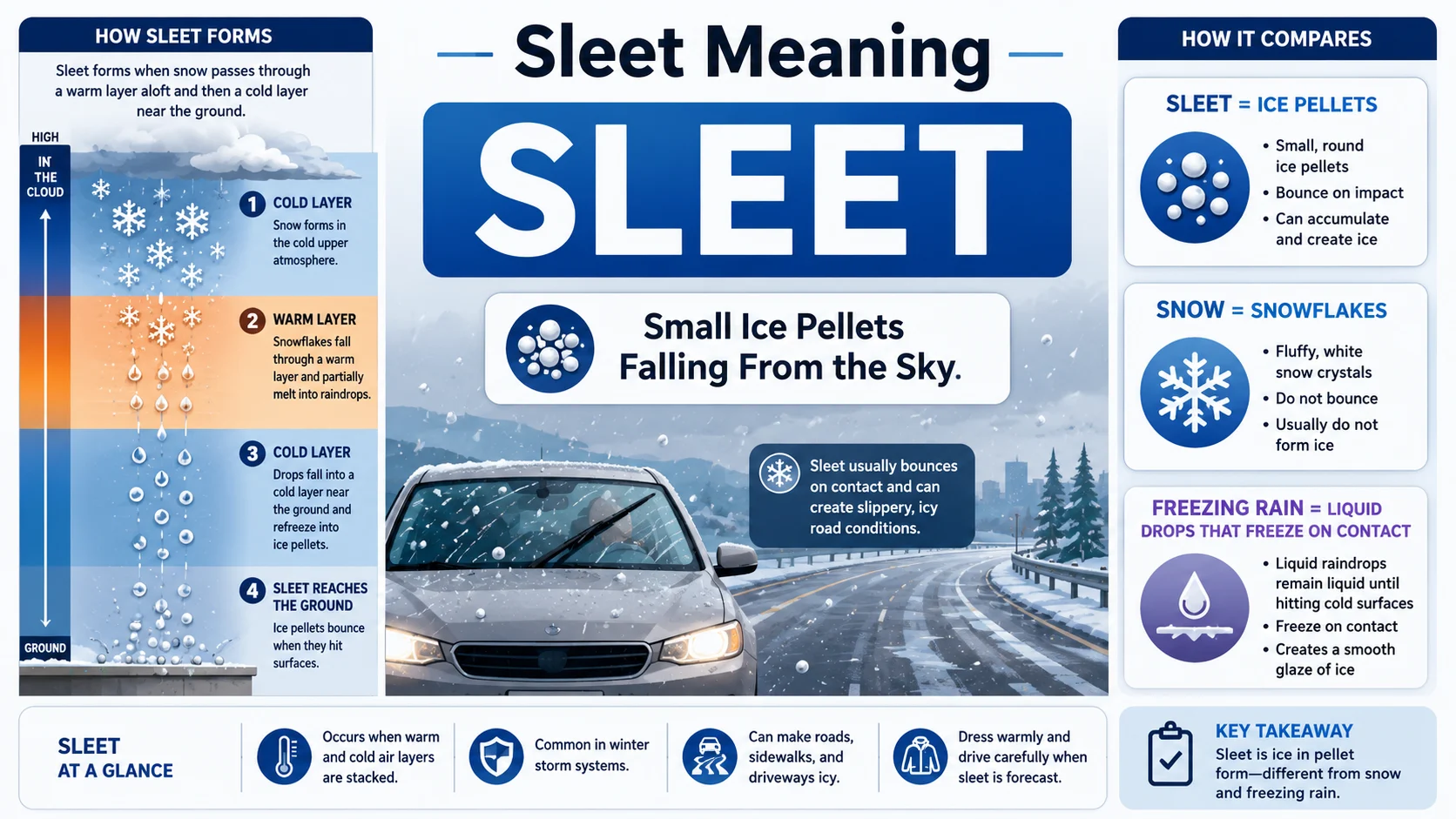 Sleet Meaning