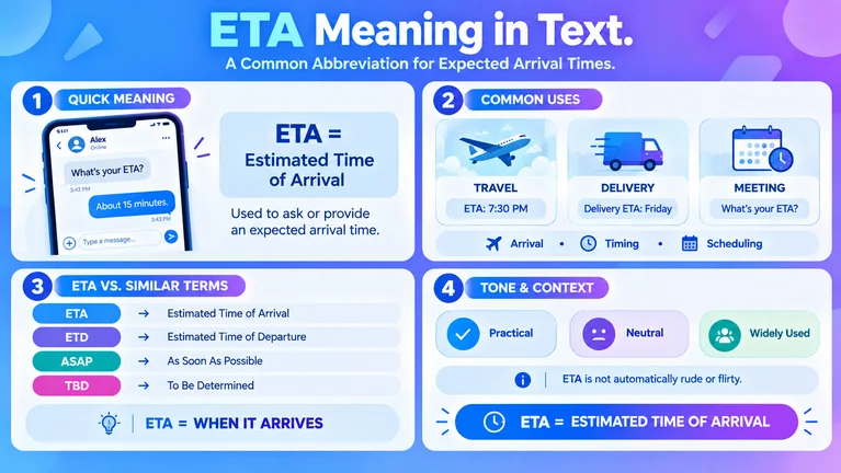 ETA Meaning in Text
