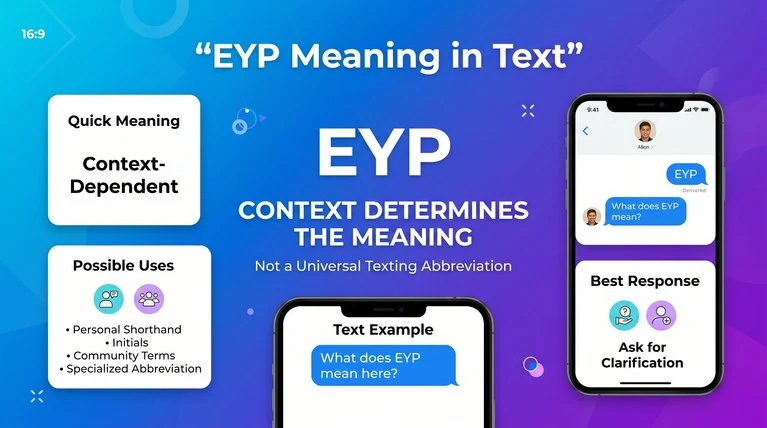EYP Meaning in Text
