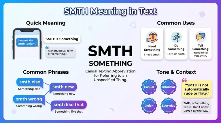 SMTH meaning in text