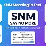 SNM Meaning in Text