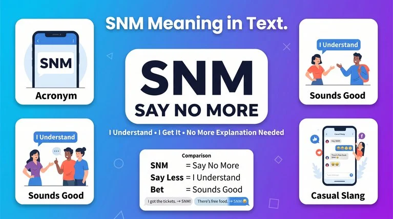 SNM Meaning in Text