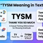 TYSM Meaning in Text