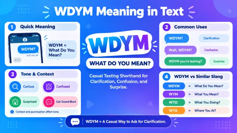 WDYM Meaning in Text