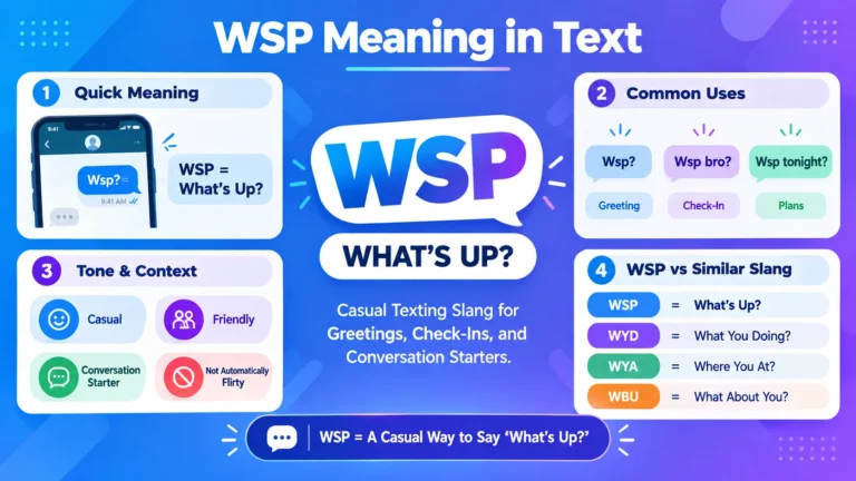 WSP Meaning in Text
