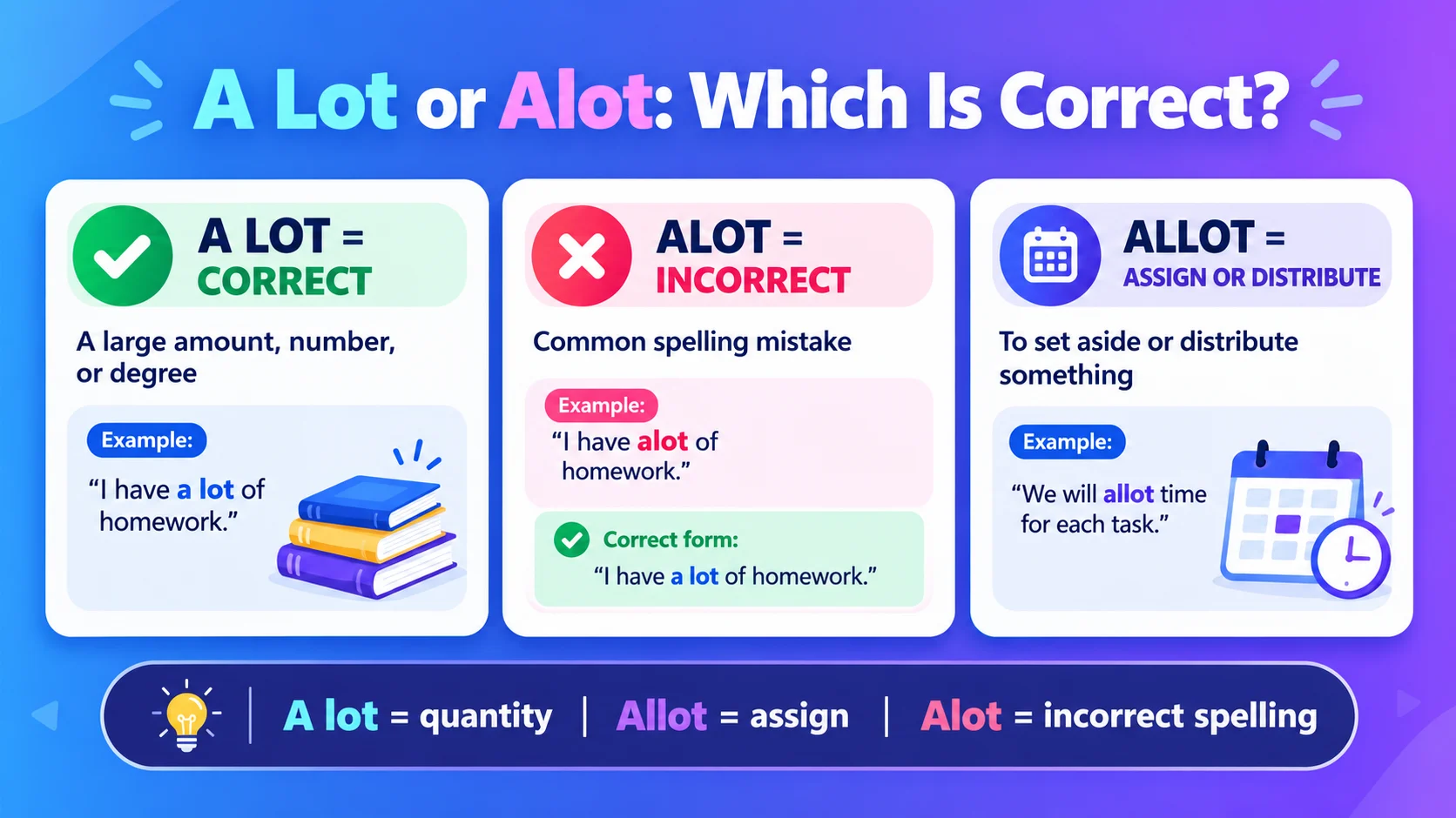 A Lot or Alot
