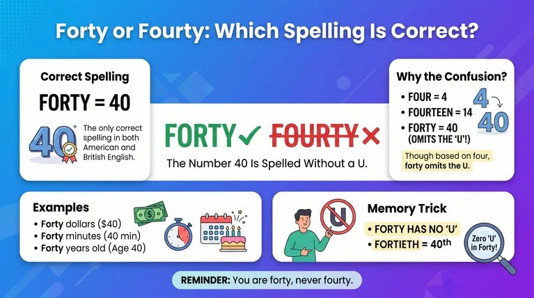 Forty or Fourty