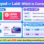 Layed or Laid