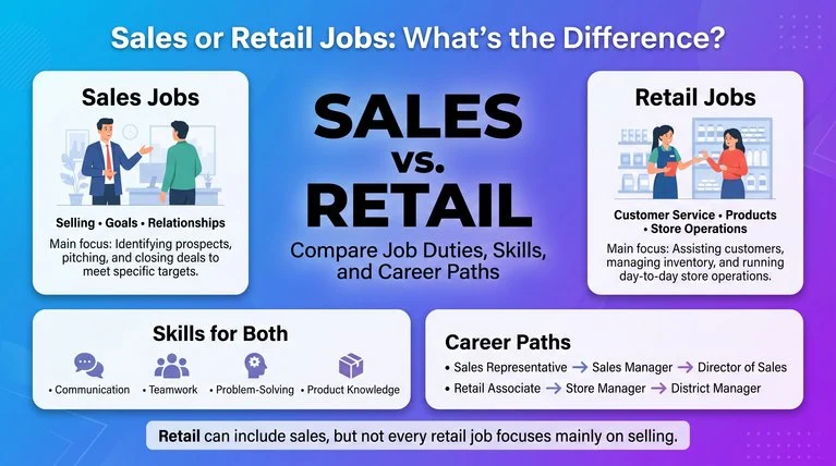 Sales or Retail Jobs