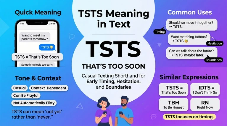 TSTS Meaning in Text